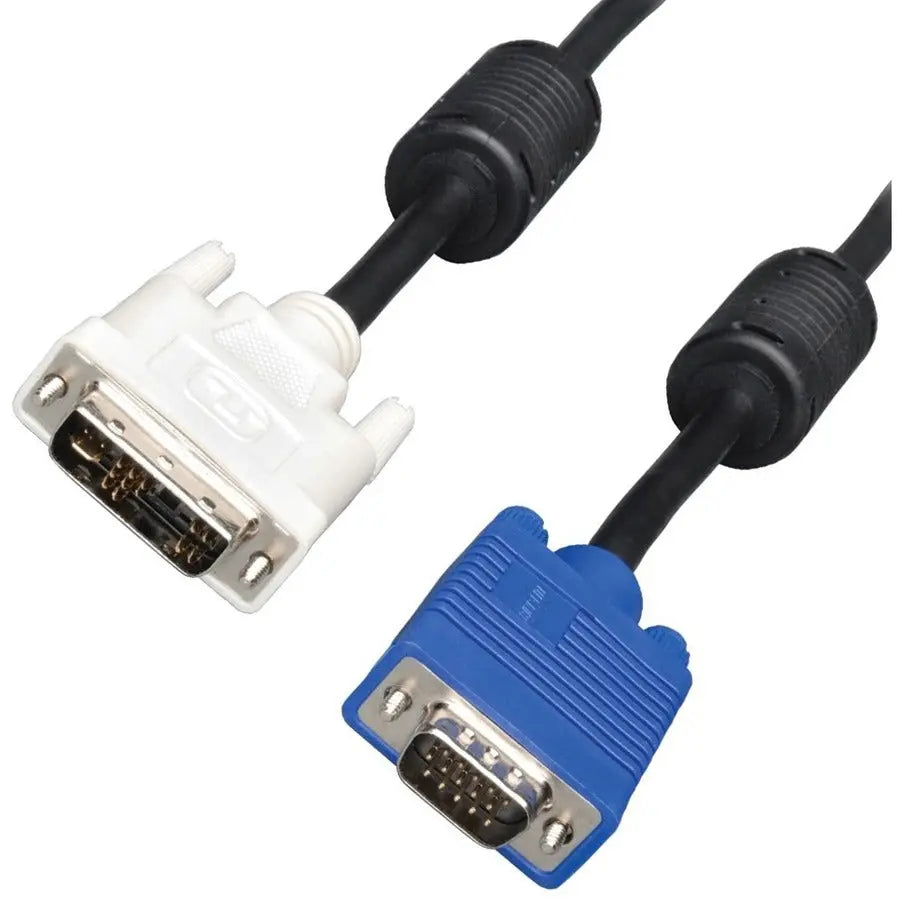 4XEM DVI-A to VGA Adapter Cable - 15 Feet for High-Resolution Displays