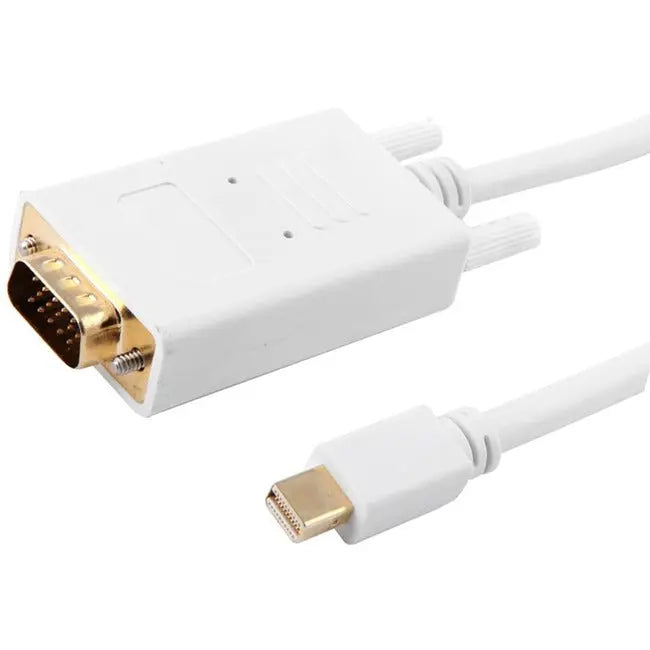 4XEM Mini DisplayPort to VGA Cable – 10 ft. White, Model 4XMDPVGA10
