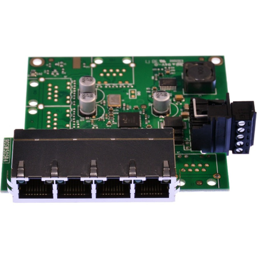 Brainboxes SW-104 Industrial 4-Port Ethernet Switch for Embedded Applications