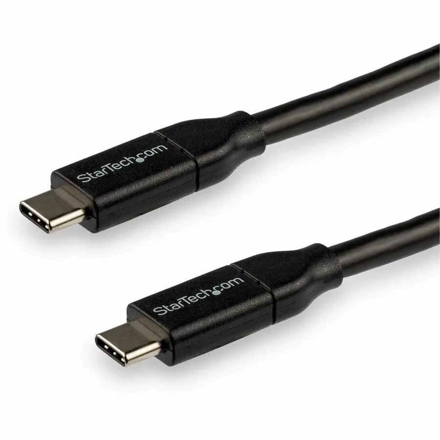 StarTech.com USB-C to USB-C Cable with 5A Power Delivery - 10 ft. (3 m), USB 2.0, USB-IF Certified by StarTech.com