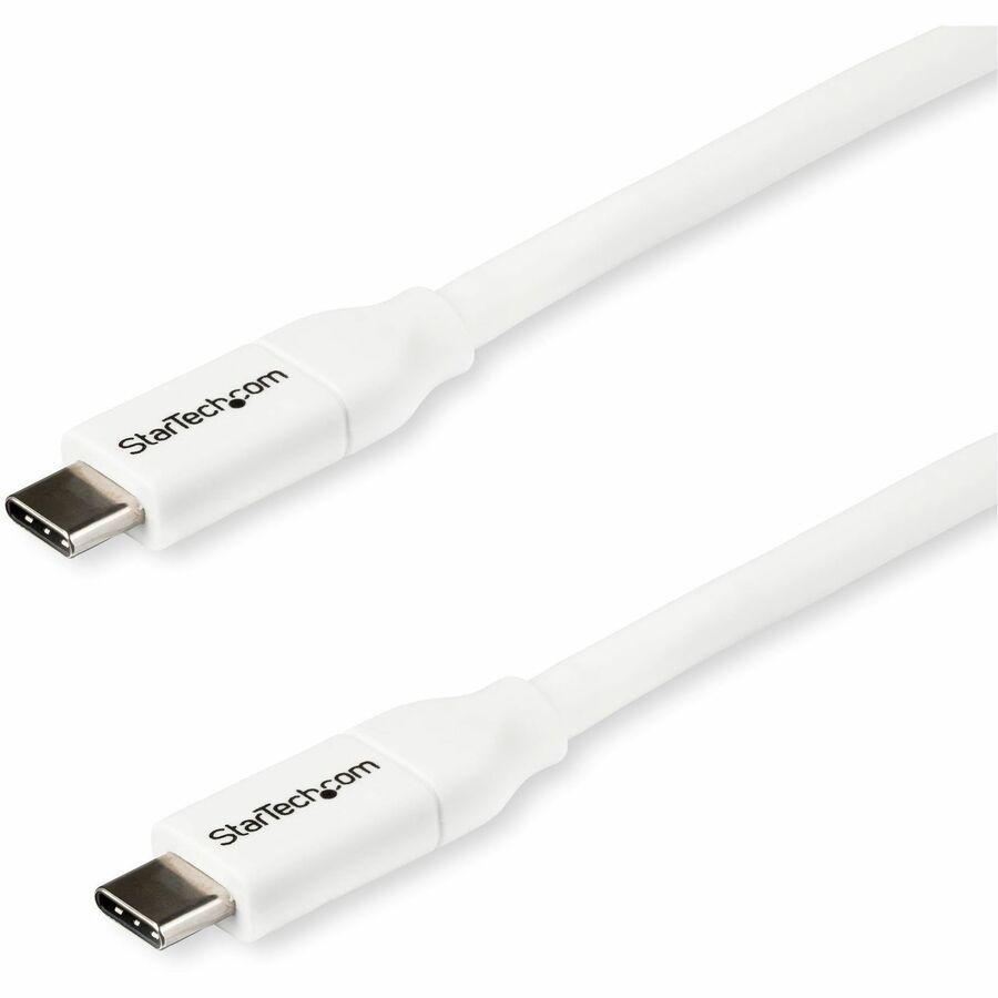 StarTech.com 6.6ft USB-C to USB-C Cable with 5A Power Delivery for Fast Charging and Data Transfer