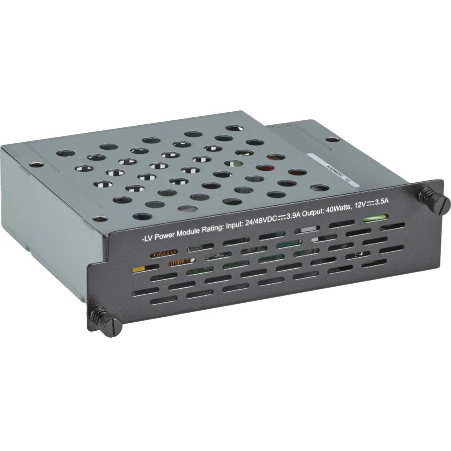 Black Box LE2700LV-PS Power Supply – 4-Slot, 44W, 20-72VDC for LE2700 Series Managed Switches