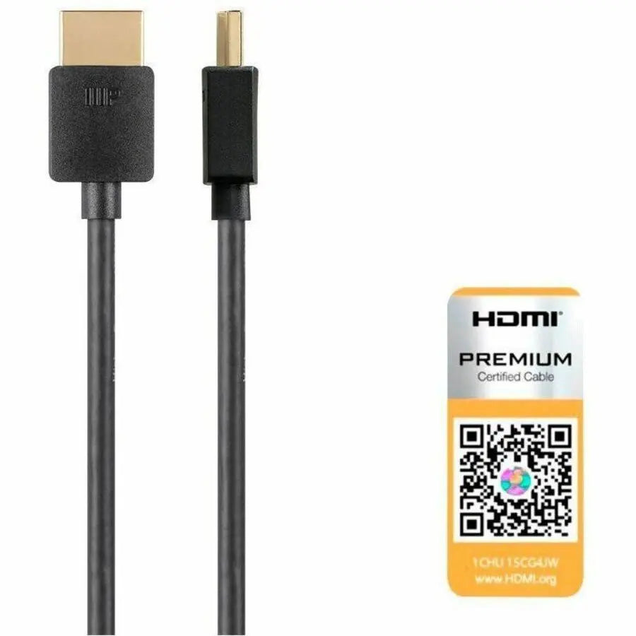 Monoprice Premium HDMI Data Transfer Cable - High Speed 18Gbps Certified for 4K and Multi View Support