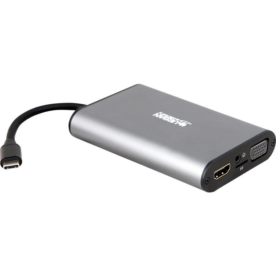 Urban Factory TCM10UF Mobile Station USB-C Docking Station with HDMI, VGA, Ethernet and USB 3.0