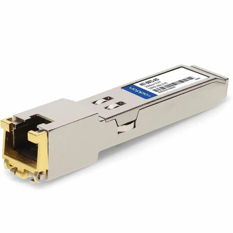 AddOn Dell 407-BBTS Compatible TAA Compliant 10/100/1000Base-TX SFP Transceiver (Copper, 100m, RJ-45) by AddOn