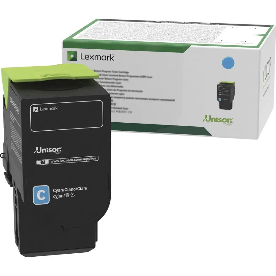 Lexmark Unison Cyan Toner Cartridge C2310C0 for Lexmark Color Laser Printers