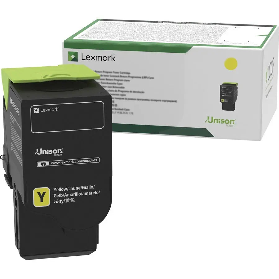 Lexmark Unison C231HY0 Yellow High Yield Laser Toner Cartridge for Lexmark Color Printers