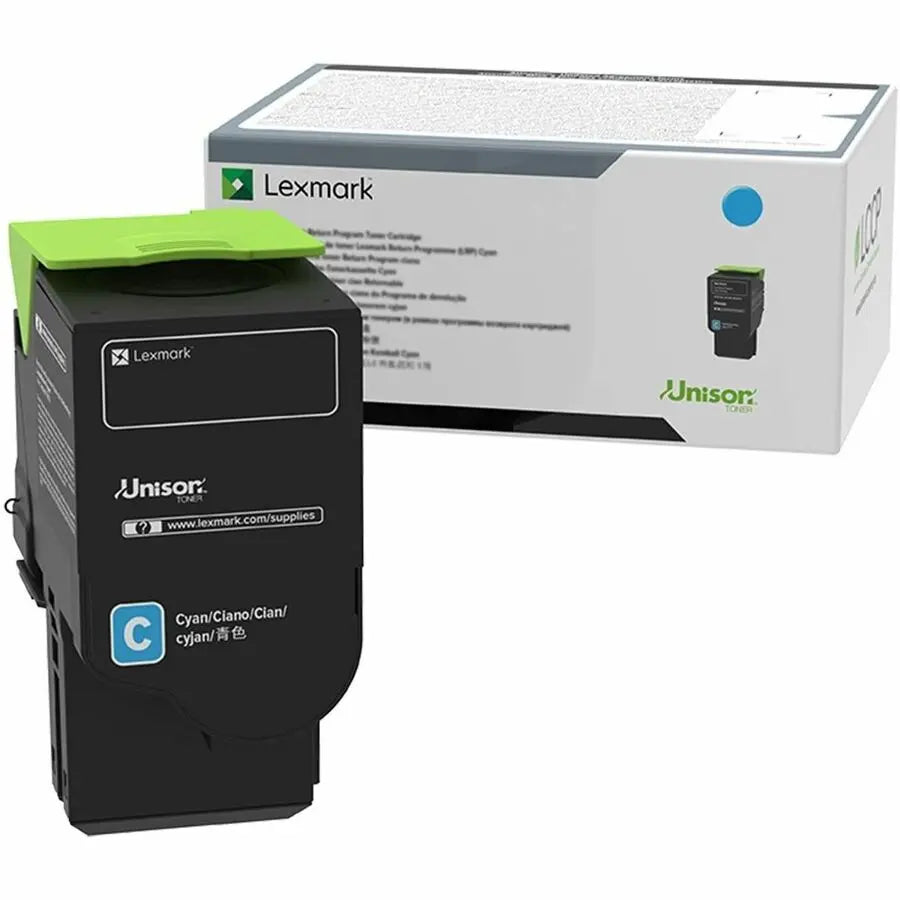 Lexmark Unison Cyan Extra High Yield Laser Toner Cartridge (Part #78C1XCE)