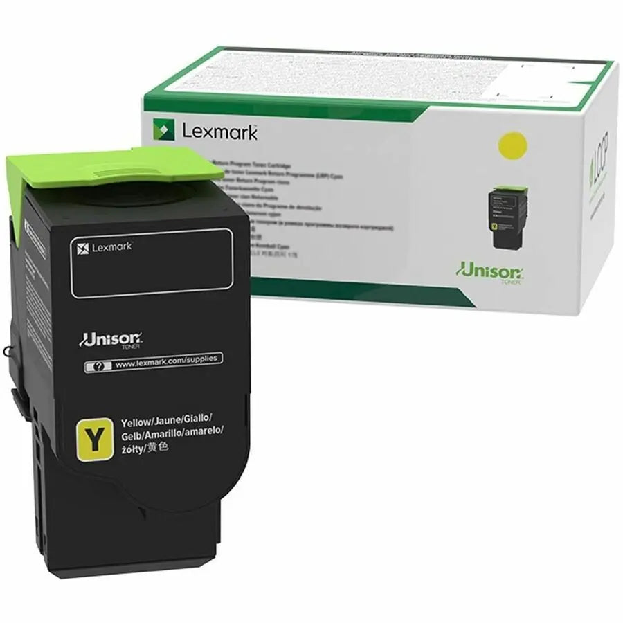 Lexmark Unison Original Extra High Yield Yellow Toner Cartridge (Part #78C1XYE) for Lexmark CX622 and CX625 Series