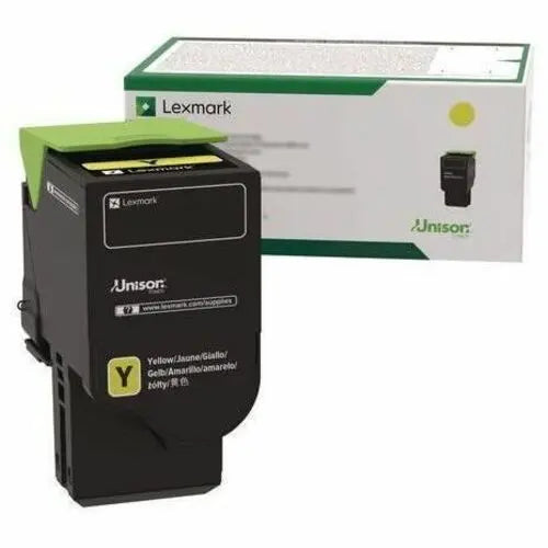 Lexmark Unison Original Extra High Yield Yellow Laser Toner Cartridge (Part #78C1XY0) for Lexmark CX622, CX625, CS421, CS521, CX522, CS622de Printers