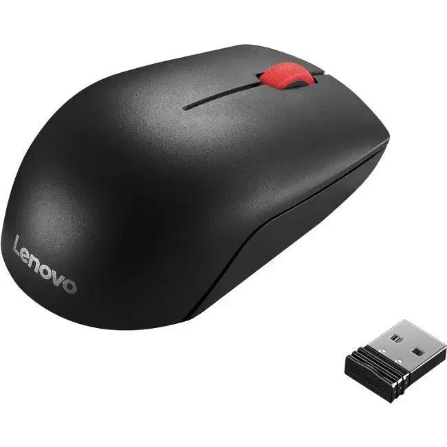 Lenovo Essential Compact Wireless Mouse - Reliable RF Connectivity & Ergonomic Design by Lenovo Group Limited