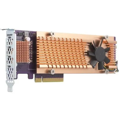 QNAP QM2-4P-384 M.2 to PCI Express Adapter for High-Speed SSD Expansion
