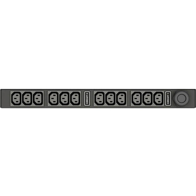Vertiv Geist VP9571A 12-Outlets Horizontal Rack PDU - 30A, 208V, L6-30P Plug, 4.9kW Power Capacity