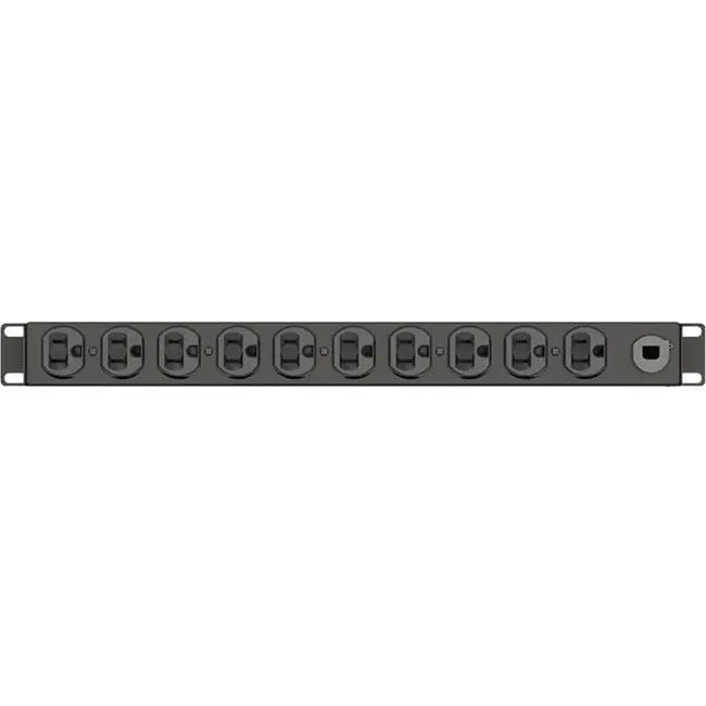 Vertiv Geist VP9562 Basic Rack PDU - 10 NEMA 5-15R Outlets, 15A, 120V, 1U Horizontal Mount Power Distribution Unit