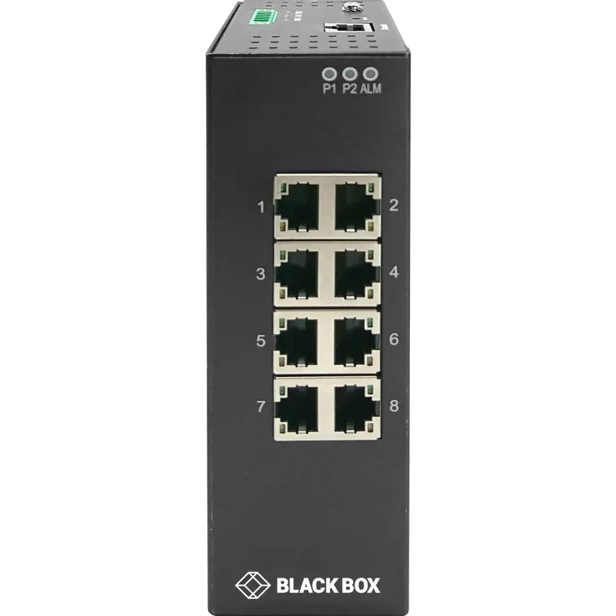 Black Box LIG1000 Series Gigabit Ethernet Managed Switch - 8 Ports for Extreme Environments