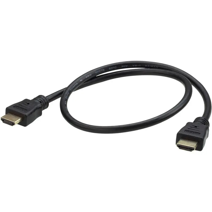 ATEN HDMI Audio/Video Cable 2L7DA6H - 0.6 M High-Speed HDMI with Ethernet for 4K and 1080p Display