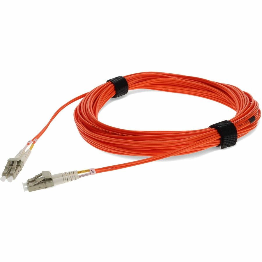 AddOn 20m LC to LC Orange OM2 Duplex Fiber Patch Cable - Riser Rated, Multi-Mode