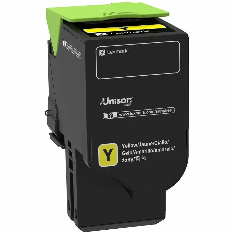 Lexmark Unison GSA Yellow Ultra High Yield Return Programme Toner Cartridge (Part #78C0UYG)