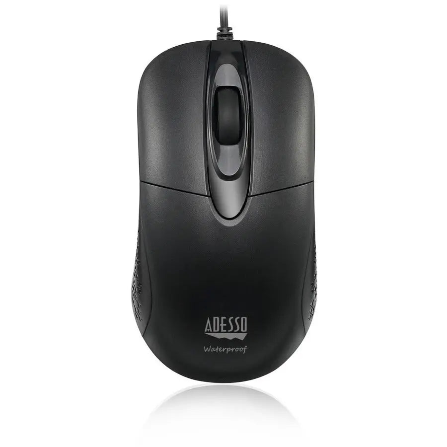 Adesso iMouse W4 Waterproof Antimicrobial Optical Mouse – 1000 DPI, IP67 Rated