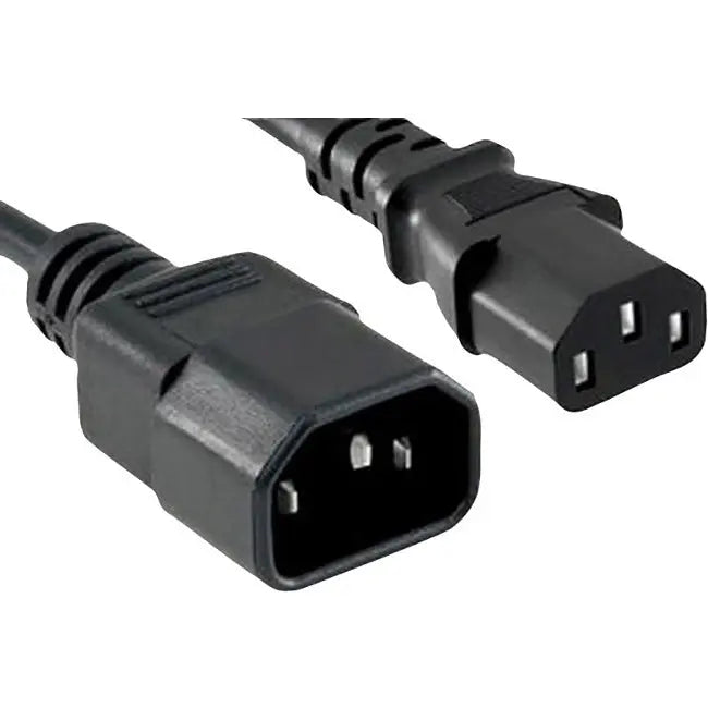 ENET NSI Industries Standard Power Cord - 4 ft, IEC 60320 C13 to C14 Power Cable