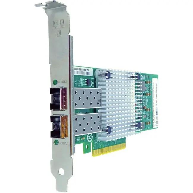 Axiom Dell 10Gigabit Ethernet Card - Dual Port PCIe 2.0 x8 Network Adapter with Fiber Support by AXIOM