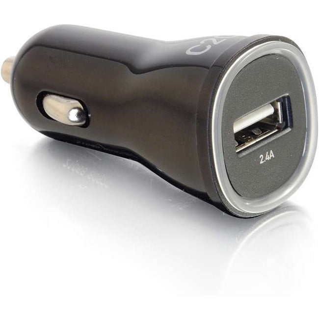 Legrand Group C2G 1-Port USB Car Charger with 2.4A Output – Compact and Quick Charging