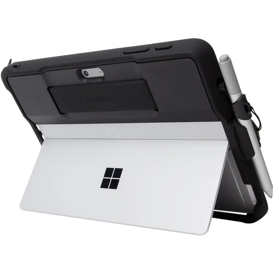 Kensington BlackBelt Rugged Case for Microsoft Surface Go and Surface Go 2 – Military-Grade Drop Protection with Hand Strap and Pen Holder