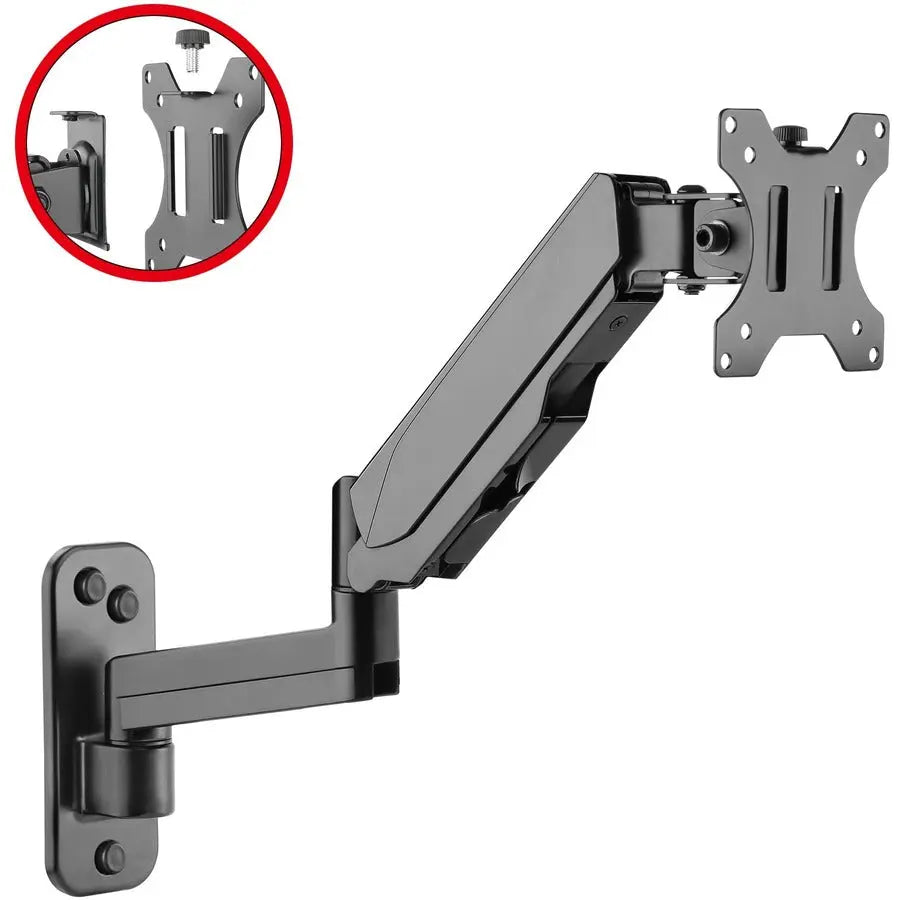 SIIG Inc High Premium Aluminum Gas Spring Wall Mount for 17-34 Inch Monitors (Part CE-MT2L12-S1)