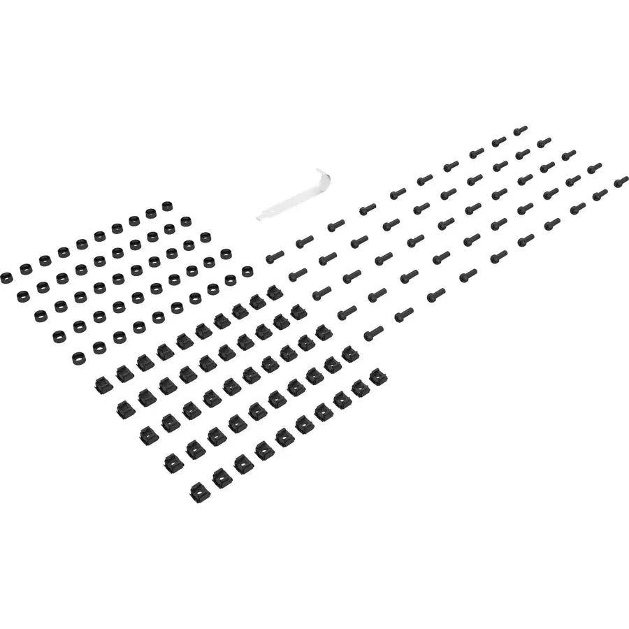 Vertiv VRA5000 Mounting Hardware Kit – M6 Cage Nuts, Screws, and Washers for VR Racks