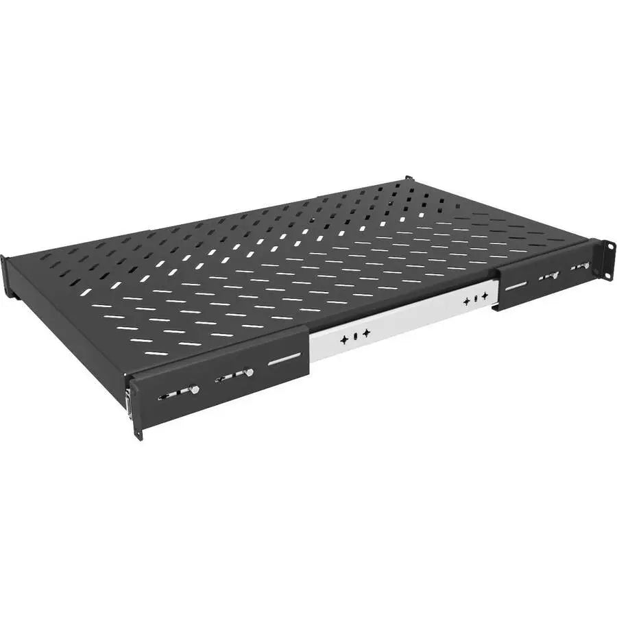 Vertiv VRA3002 1U Depth Adjustable Sliding Shelf for 19-Inch Racks, 100 lbs Capacity, Black