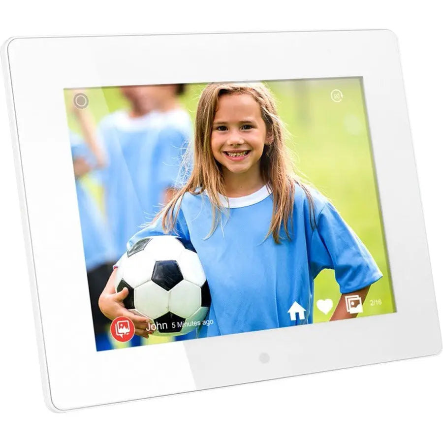 Aluratek AWDMPF8BB 8-Inch Touchscreen Digital Photo Frame with WiFi and 8GB Storage