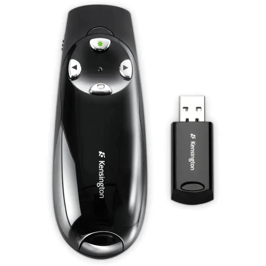 Kensington Wireless Presenter Pro with Green Laser - Ergonomic 150 ft Range by Kensington Computer Products Group