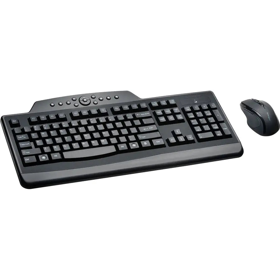 Kensington ProFit Wireless Media Desktop Set with Full-Size Keyboard and Ergonomic Mouse