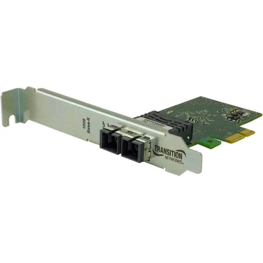 Transition Networks N-GXE-LC-02 Gigabit Ethernet PCIe Card for High-Speed Network Connectivity