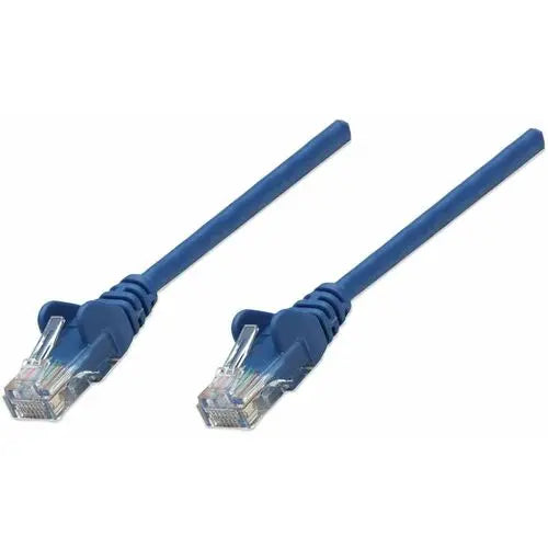 IC INTRACOM Manhattan Cat6 UTP Network Patch Cable, 0.5 ft, Blue