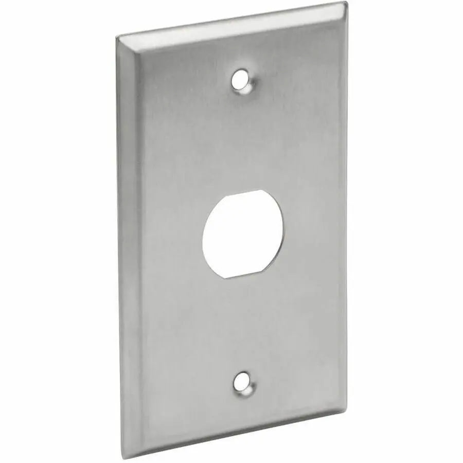 Eaton Tripp Lite Series 1-Port Stainless Steel Bulkhead Wall Plate with IP44 Protection