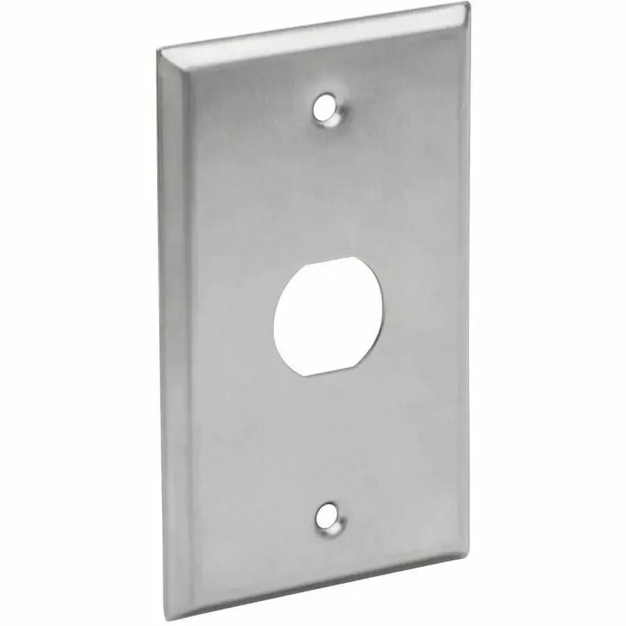Eaton Tripp Lite Series 1-Port Stainless Steel Bulkhead Wall Plate with IP44 Protection by Eaton Corporation