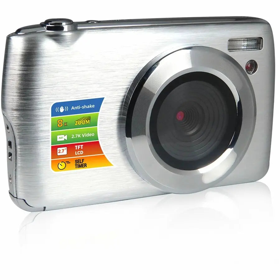 Hamilton Buhl VividPro 48 MP Compact Digital Camera with 8x Zoom and 2.7-inch LCD Screen
