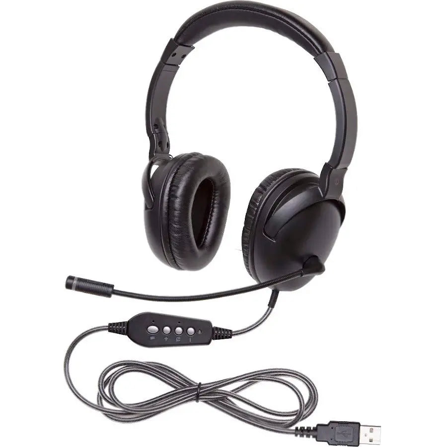 Califone NeoTech Plus 1017MUSB Headset with Durable CaliTuff Cord and Noise-Reducing Microphone