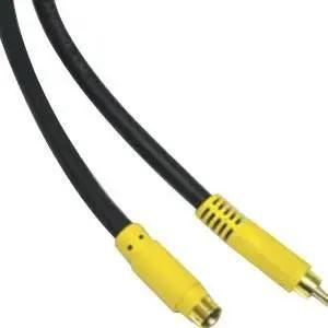 C2G 12ft Value Series Bi-Directional S-Video to RCA Video Cable by Legrand Group