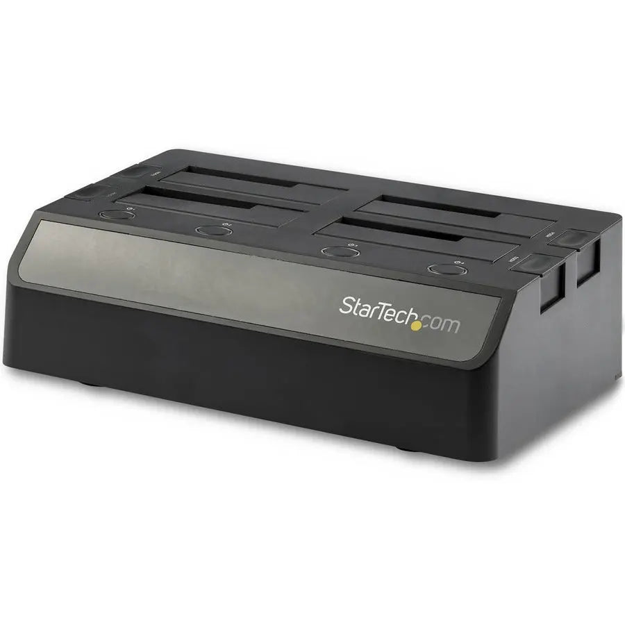 StarTech.com SDOCK4U313 4-Bay USB 3.2 Gen 2 SATA Hard Drive Docking Station for 2.5"/3.5" SSDs and HDDs