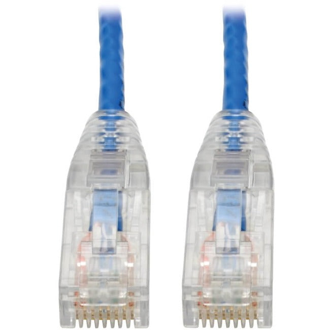 Tripp Lite by Eaton Cat6 Gigabit Snagless Slim UTP Ethernet Cable (RJ45 M/M) PoE Blue 7 ft. (2.13 m)