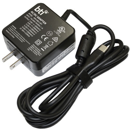 Battery Technology Inc BTI 45W USB-C Power Adapter for Laptops and Portable Devices