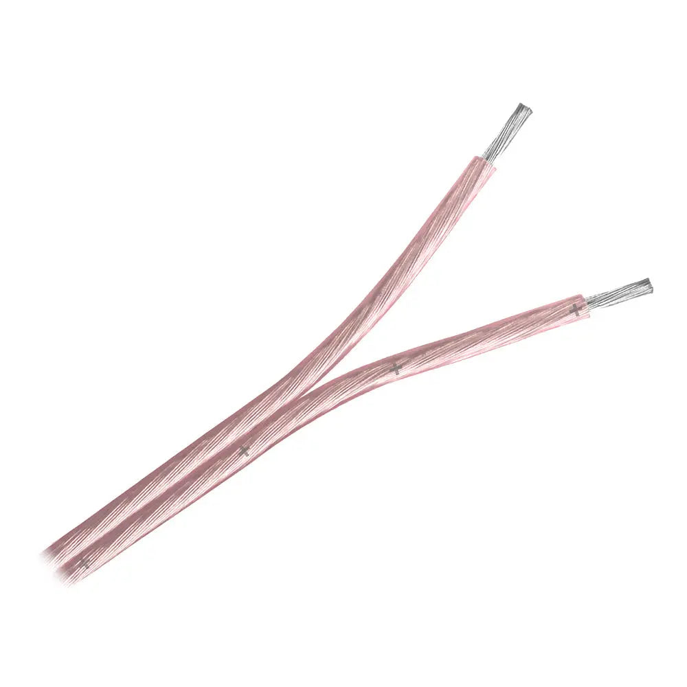Pacer Clear 14/2 AWG Two Conductor Speaker Wire - 250 Feet for Digital Audio and Home Theater Systems