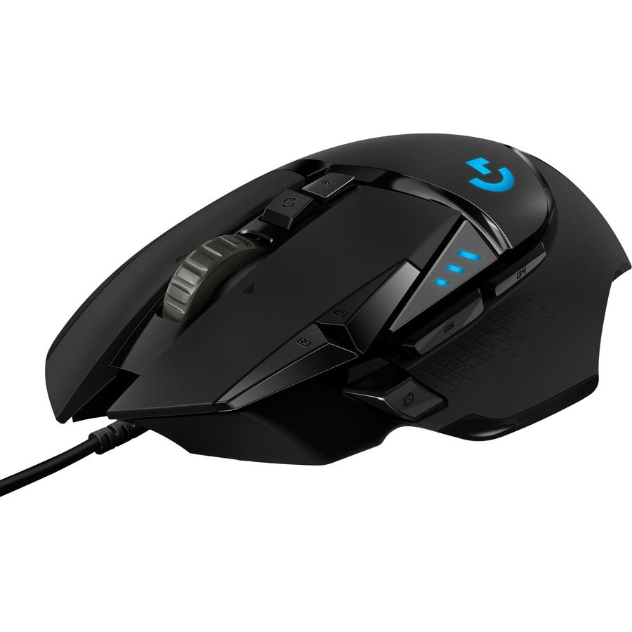 Logitech G502 HERO High Performance Gaming Mouse with 16,000 DPI and Customizable RGB Lighting