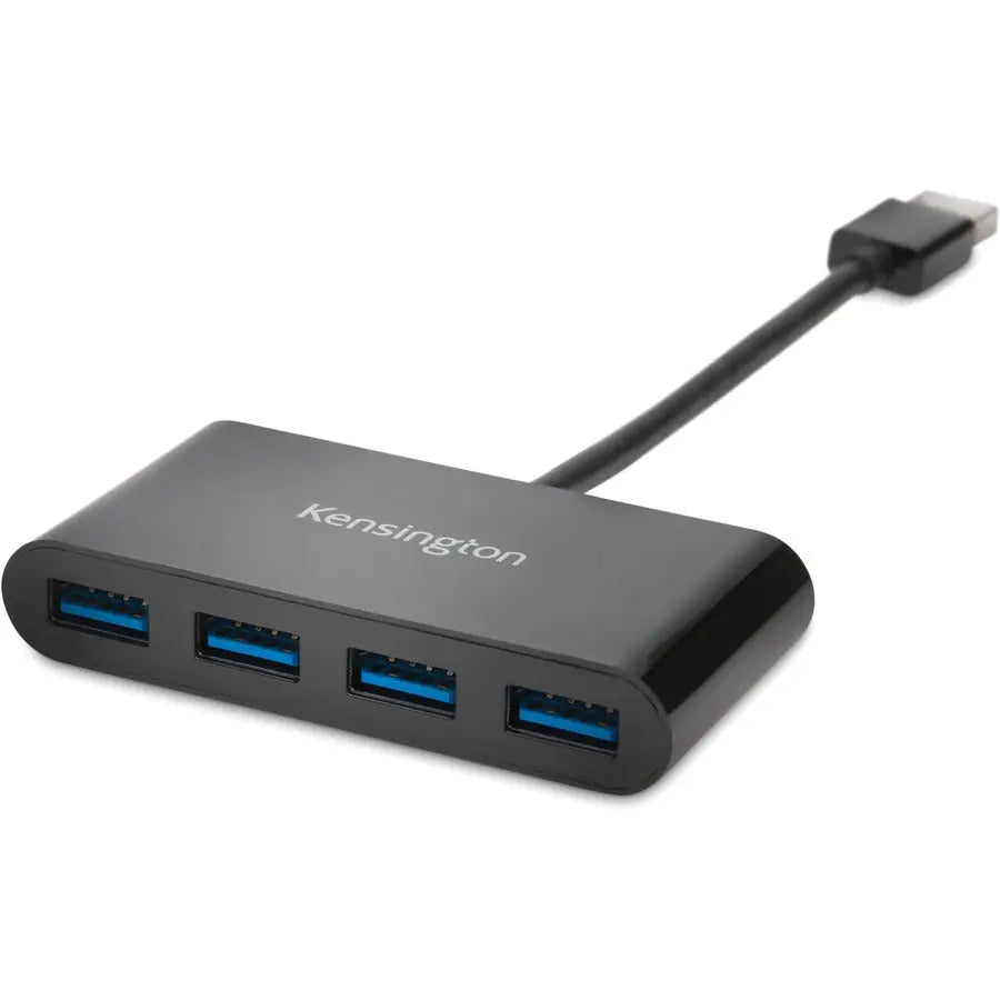 Kensington UH4000 USB 3.0 4-Port Hub - High-Speed External USB Expansion for Windows and Mac
