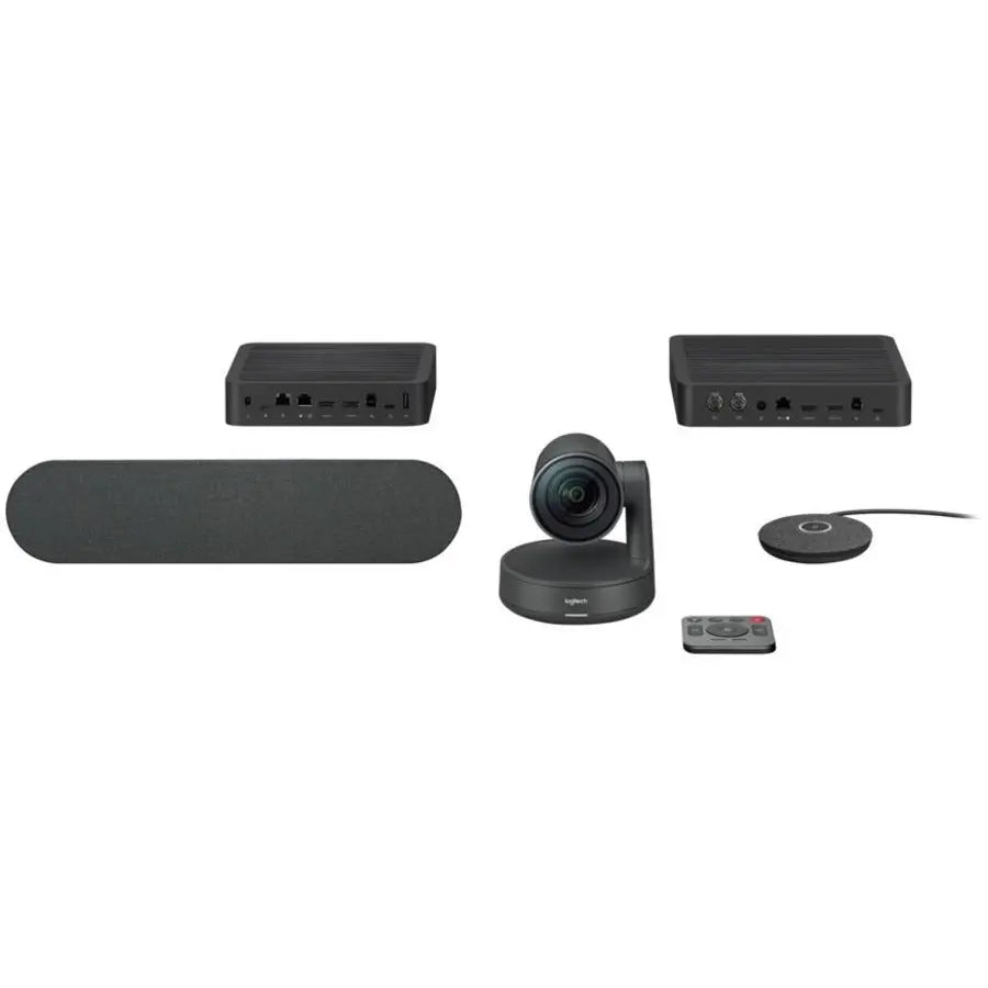 Logitech Rally Ultra-HD ConferenceCam - Premium 4K Video and Modular Audio for Professional Meetings