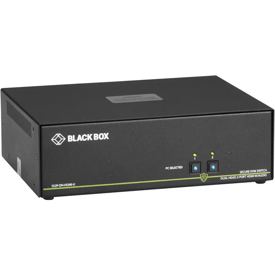 Black Box NIAP 3.0 Secure 2-Port Dual-Head HDMI KVM Switch (Part Number: SS2P-DH-HDMI-U)