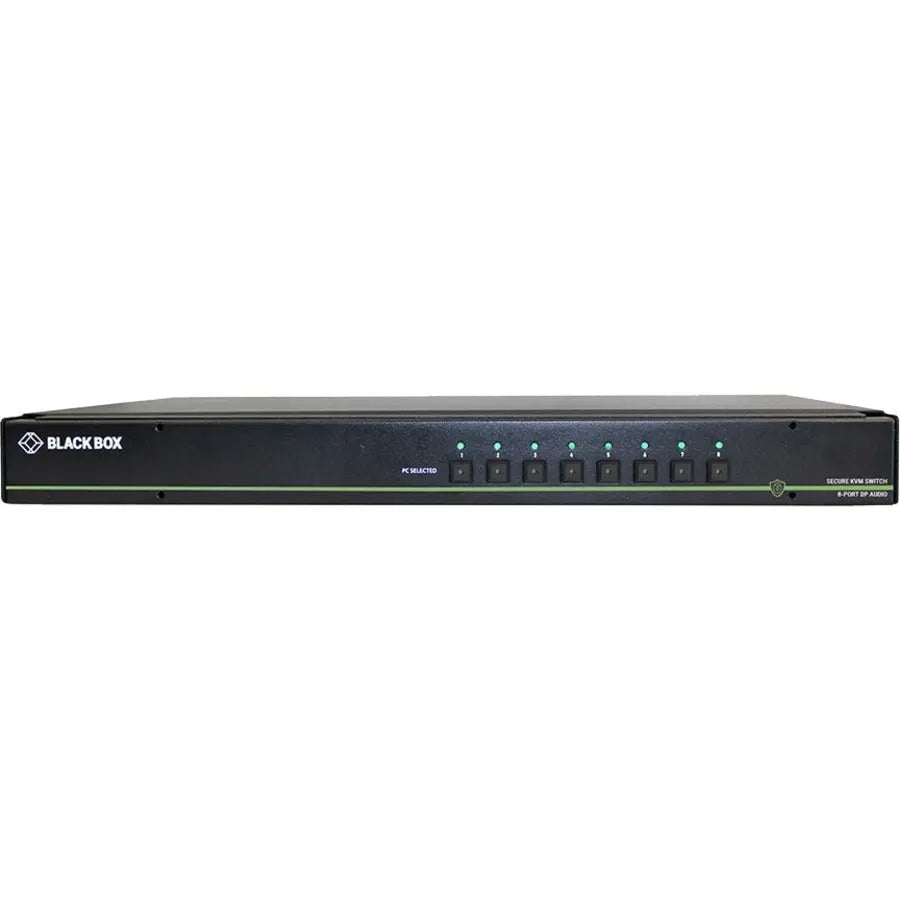 Black Box Secure KVM Switches NIAP 3.0 with DisplayPort and CAC Support - 8 Port Model SS8P-SH-DP-U