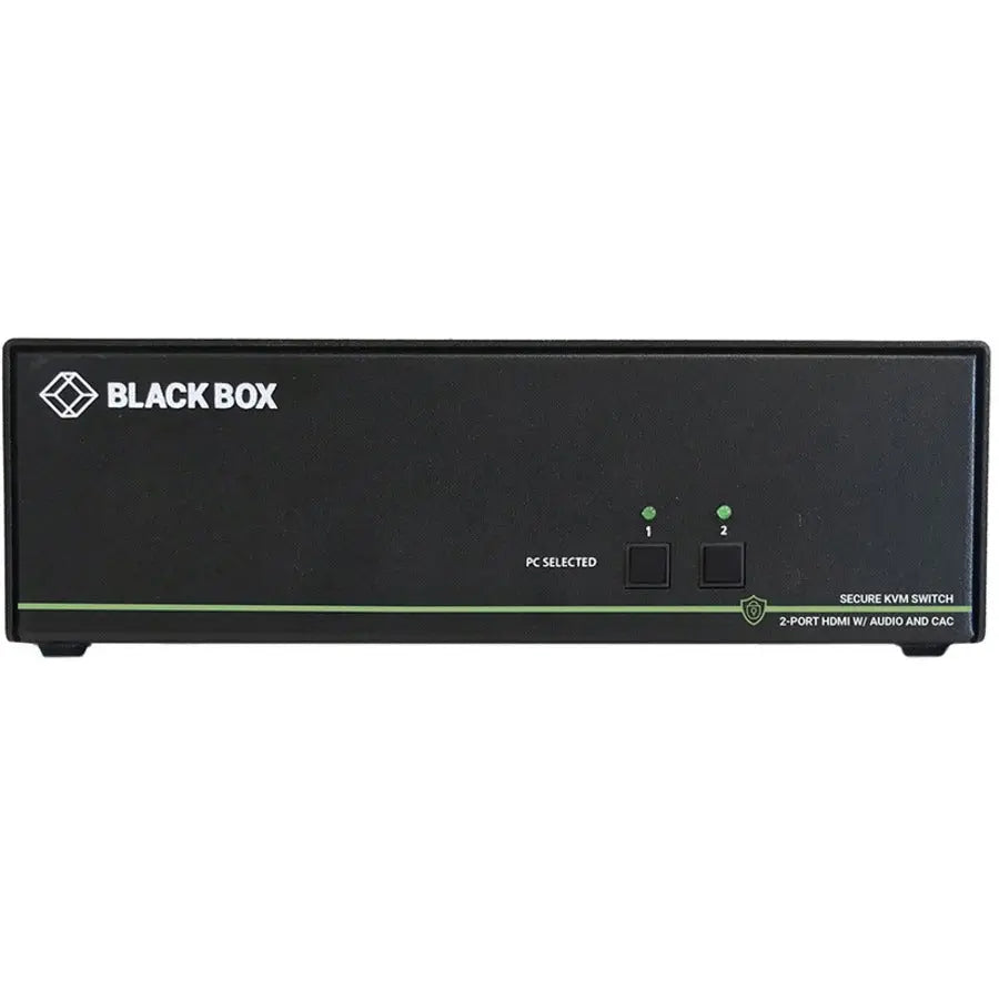 Black Box SS2P-SH-HDMI-UCAC Secure 4K HDMI KVM Switch with CAC and NIAP Certification